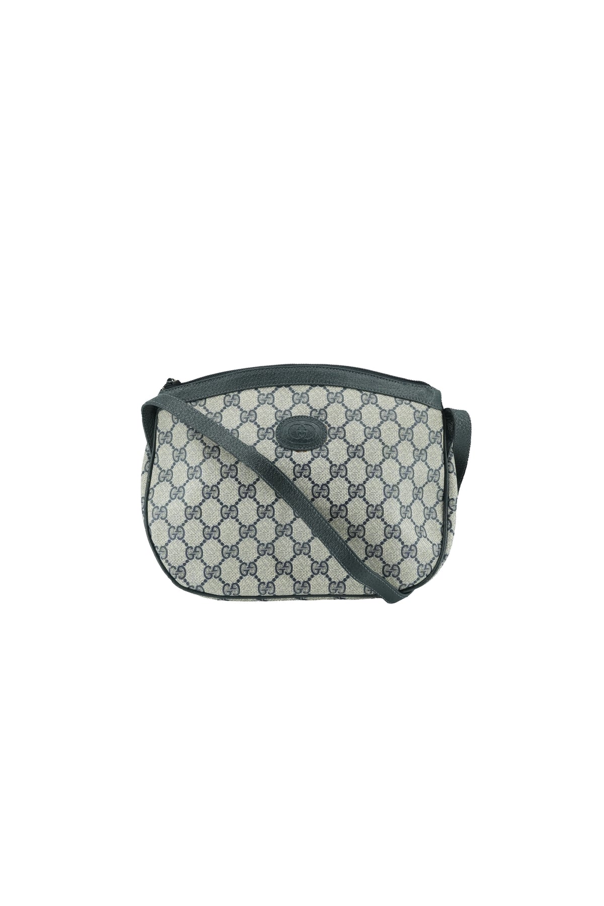Gucci navy Sherry line vintage crossbody 007/256/0018