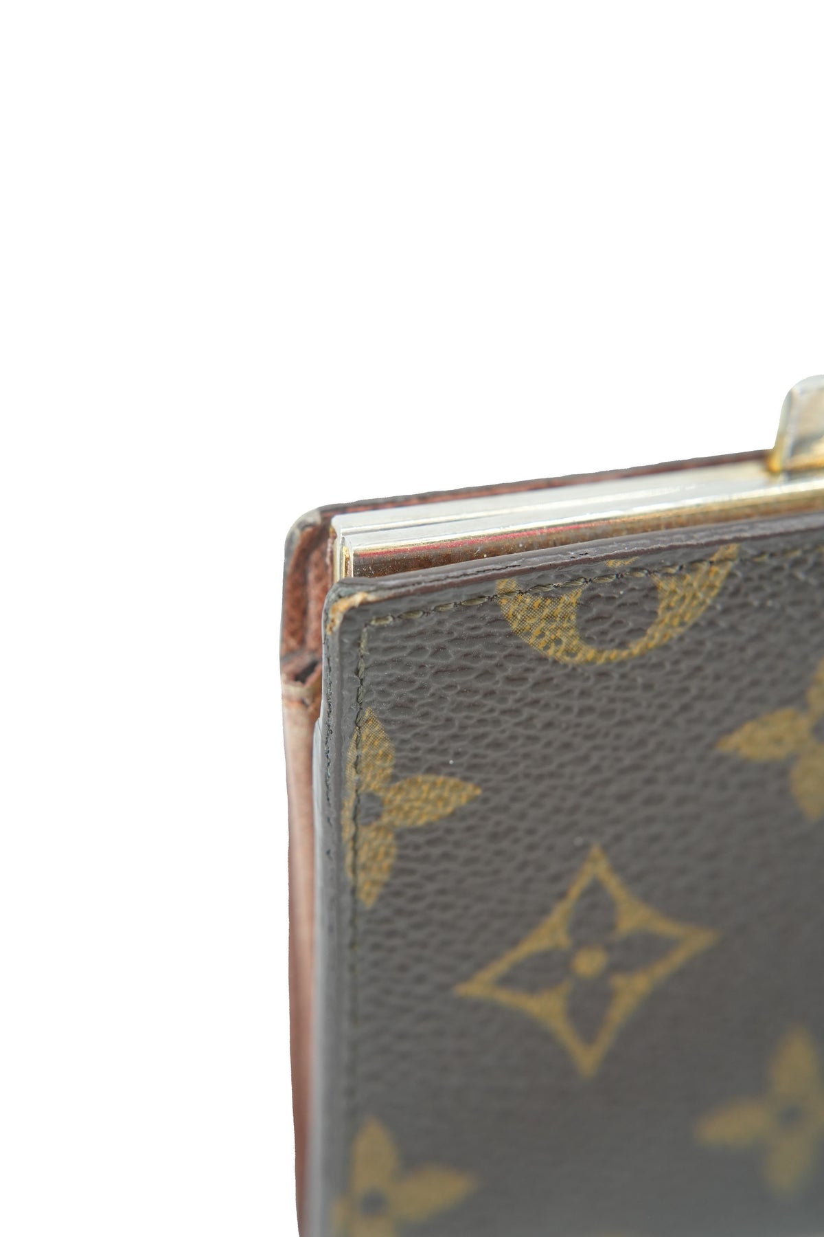 Louis Vuitton monogram kisslock wallet