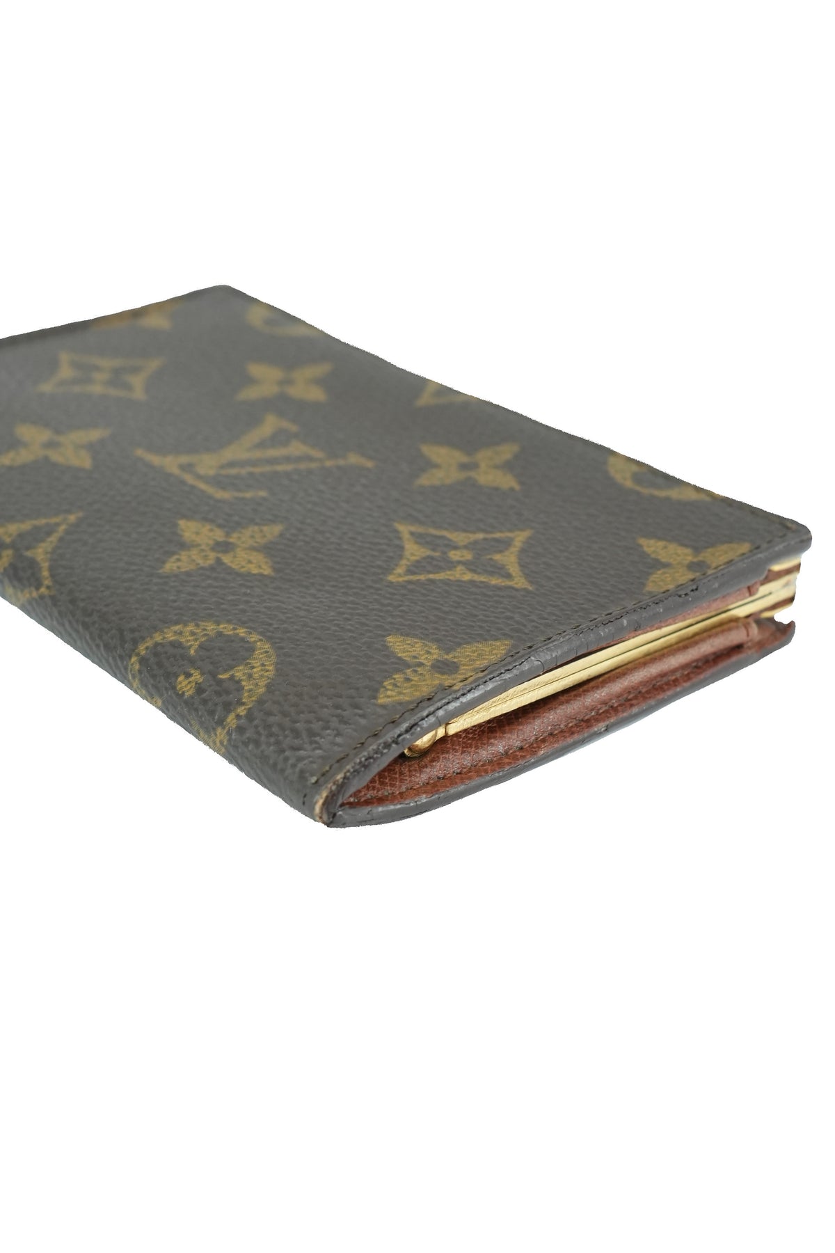 Louis Vuitton monogram kisslock wallet