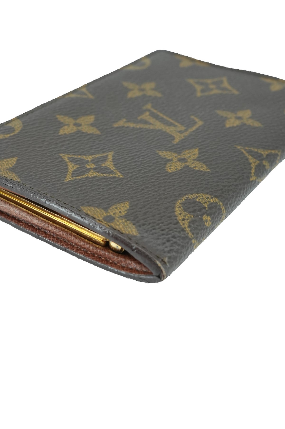 Louis Vuitton monogram kisslock wallet