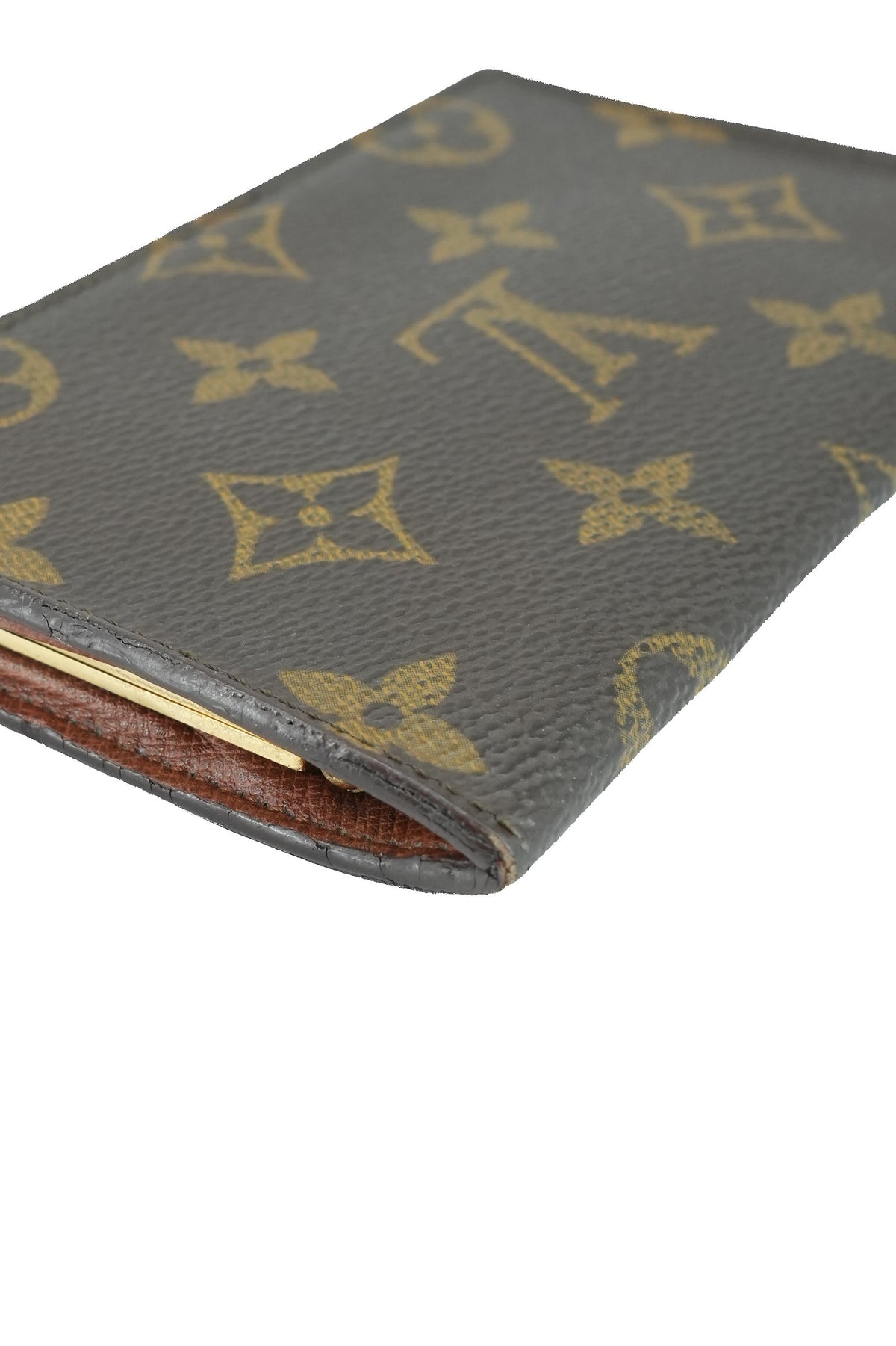 Louis Vuitton monogram kisslock wallet