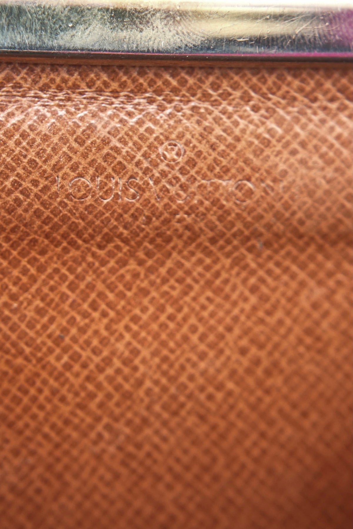 Louis Vuitton monogram kisslock wallet