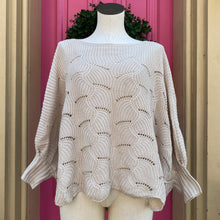 Moon & Madison beige knit dolman sleeve sweater size S NWT