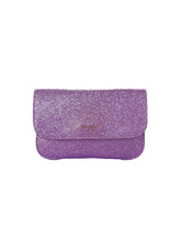 Kate Spade purple glitter make it mine pouch NWT