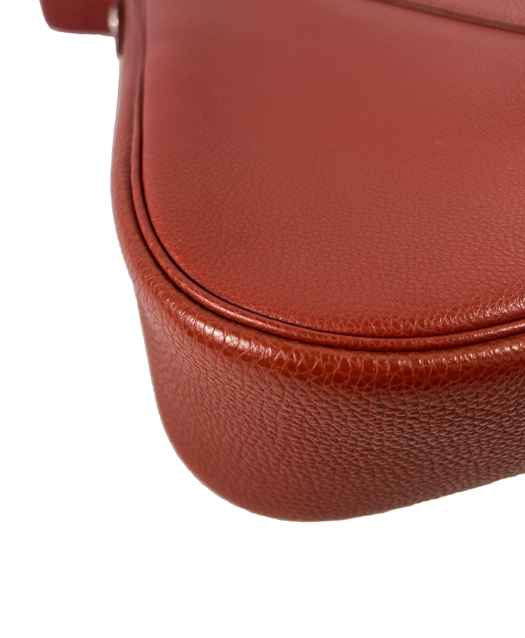 Hermes Vintage Ostrich Leather Shoulder Bag
