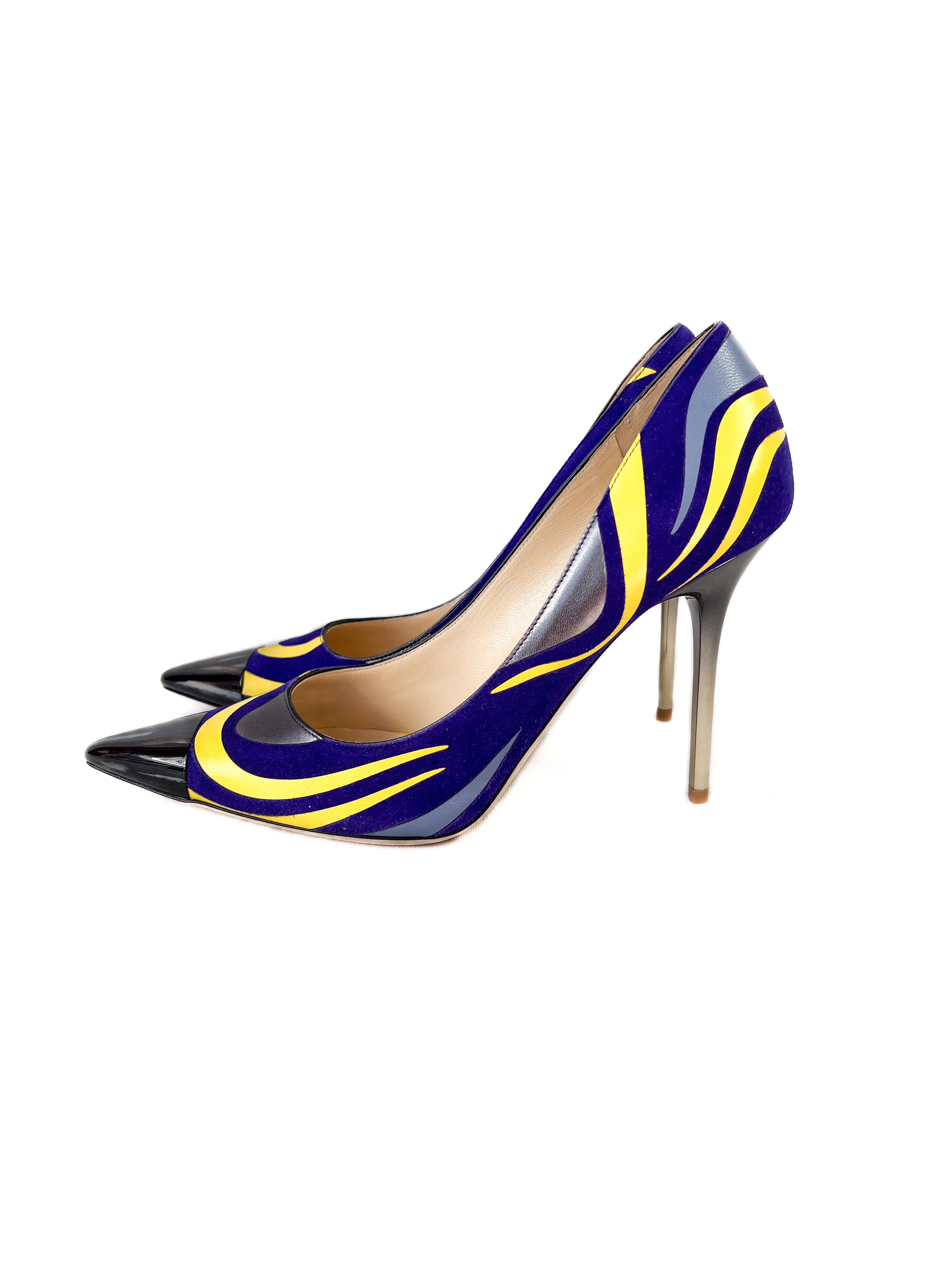 Jimmy Choo multi color Dani pumps size 9 NEW BOX retail $995
