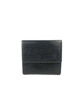 Louis Vuitton black Epi vintage elise wallet