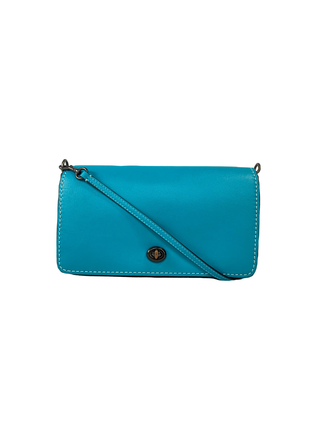 Coach bright blue leather re-issue Dinky