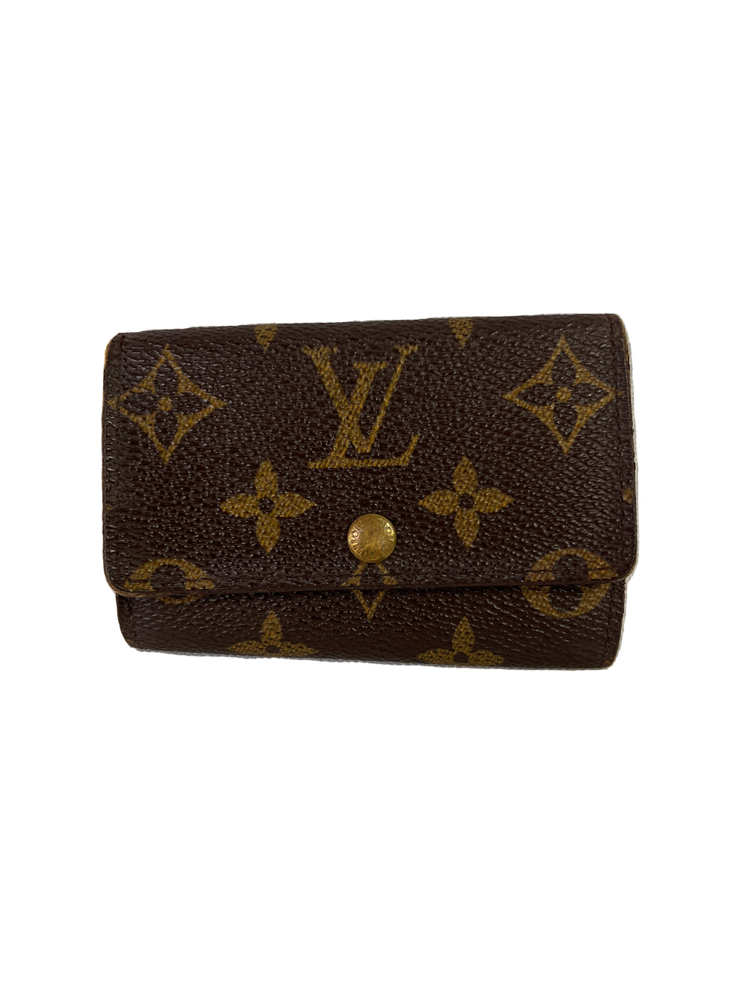 Brown Vintage Louis Vuitton Monogram Key Holder