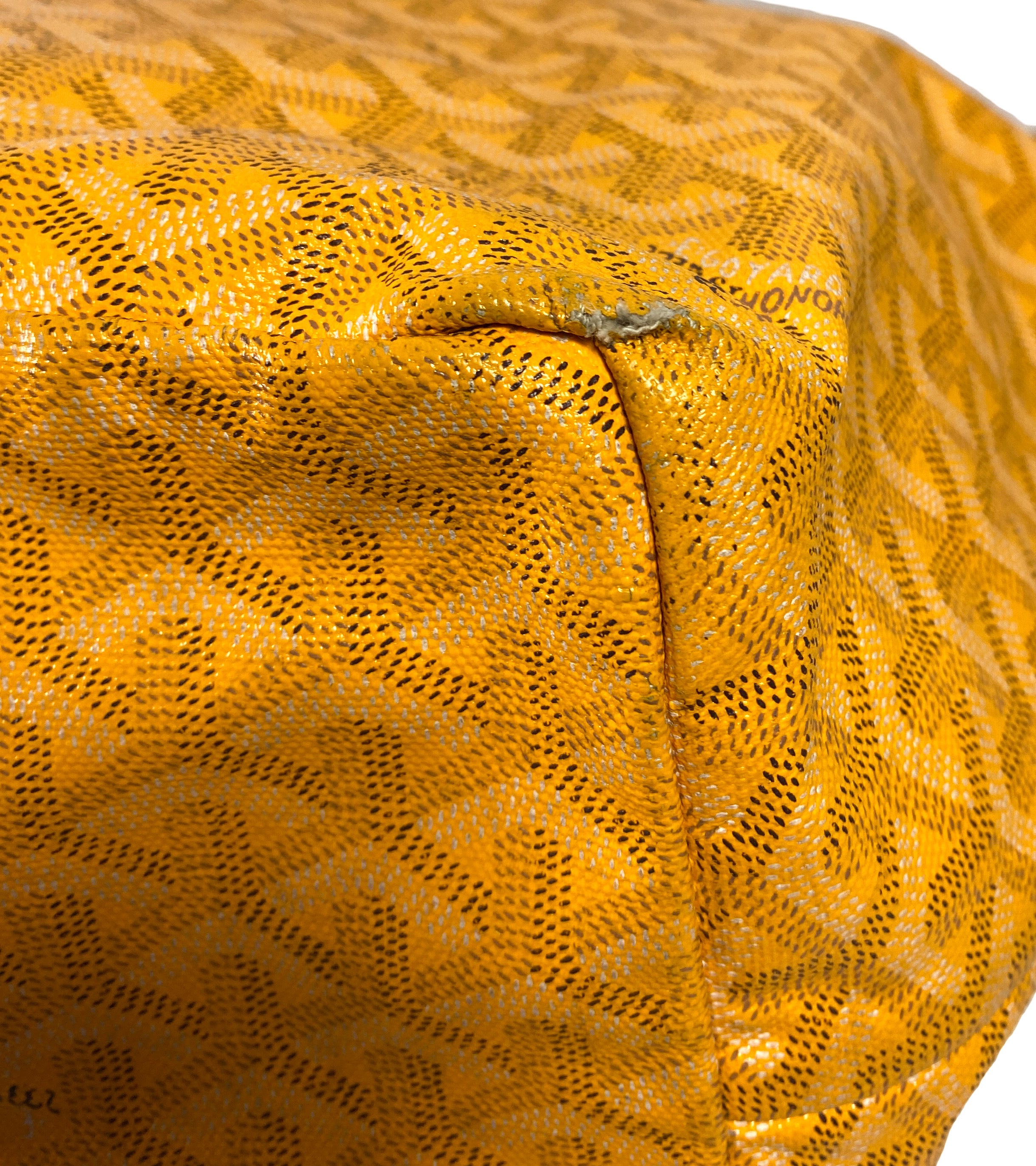 Goyard yellow Saint Louis GM tote