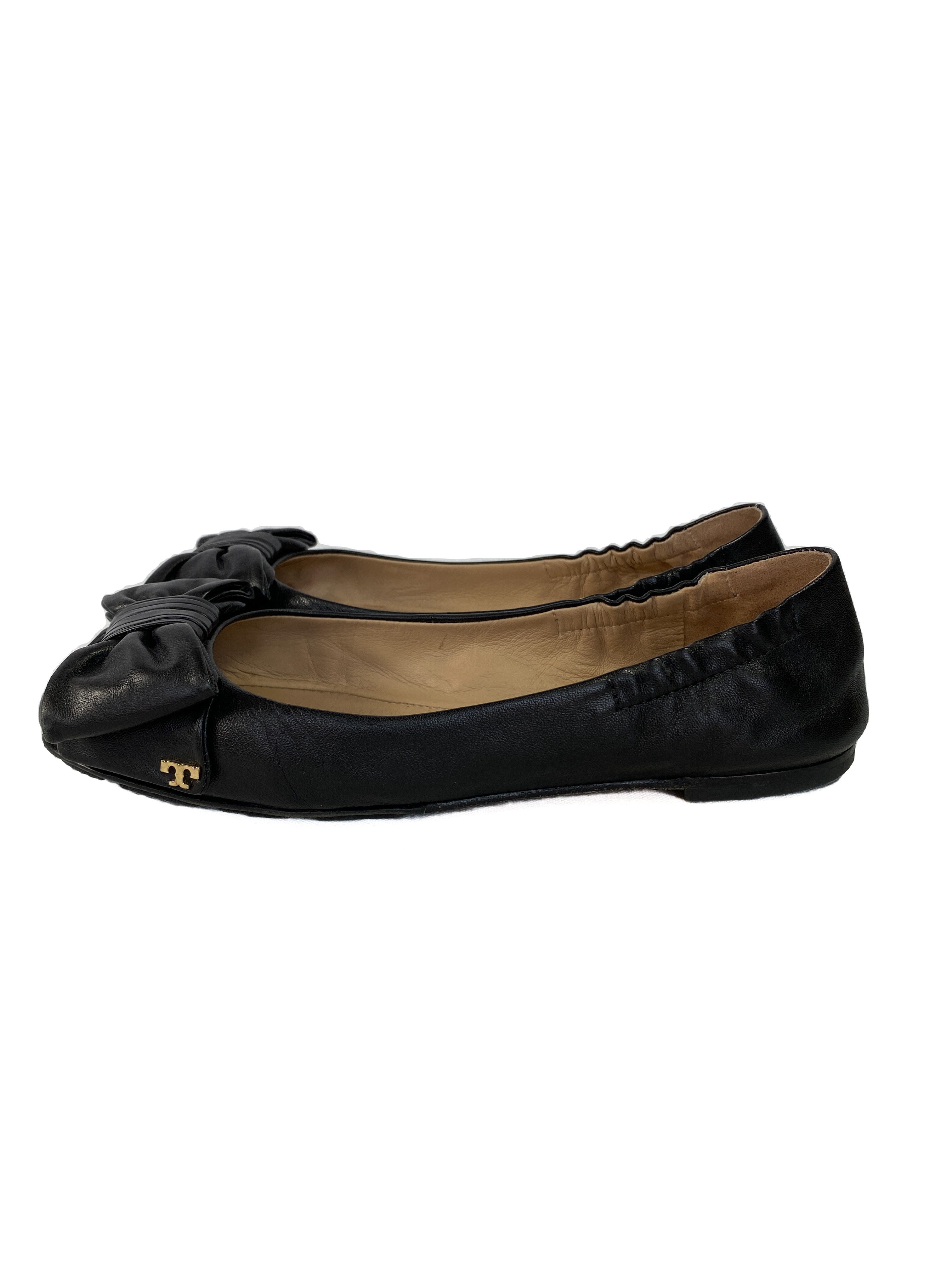 Tory Burch divine bow driver flat size 8