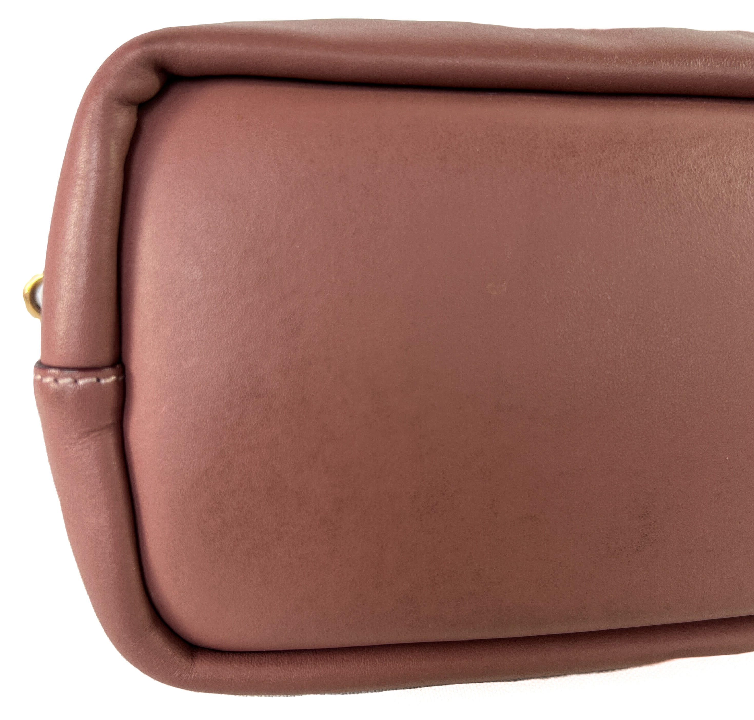 Chloe mauve and gray leather Baylee bag