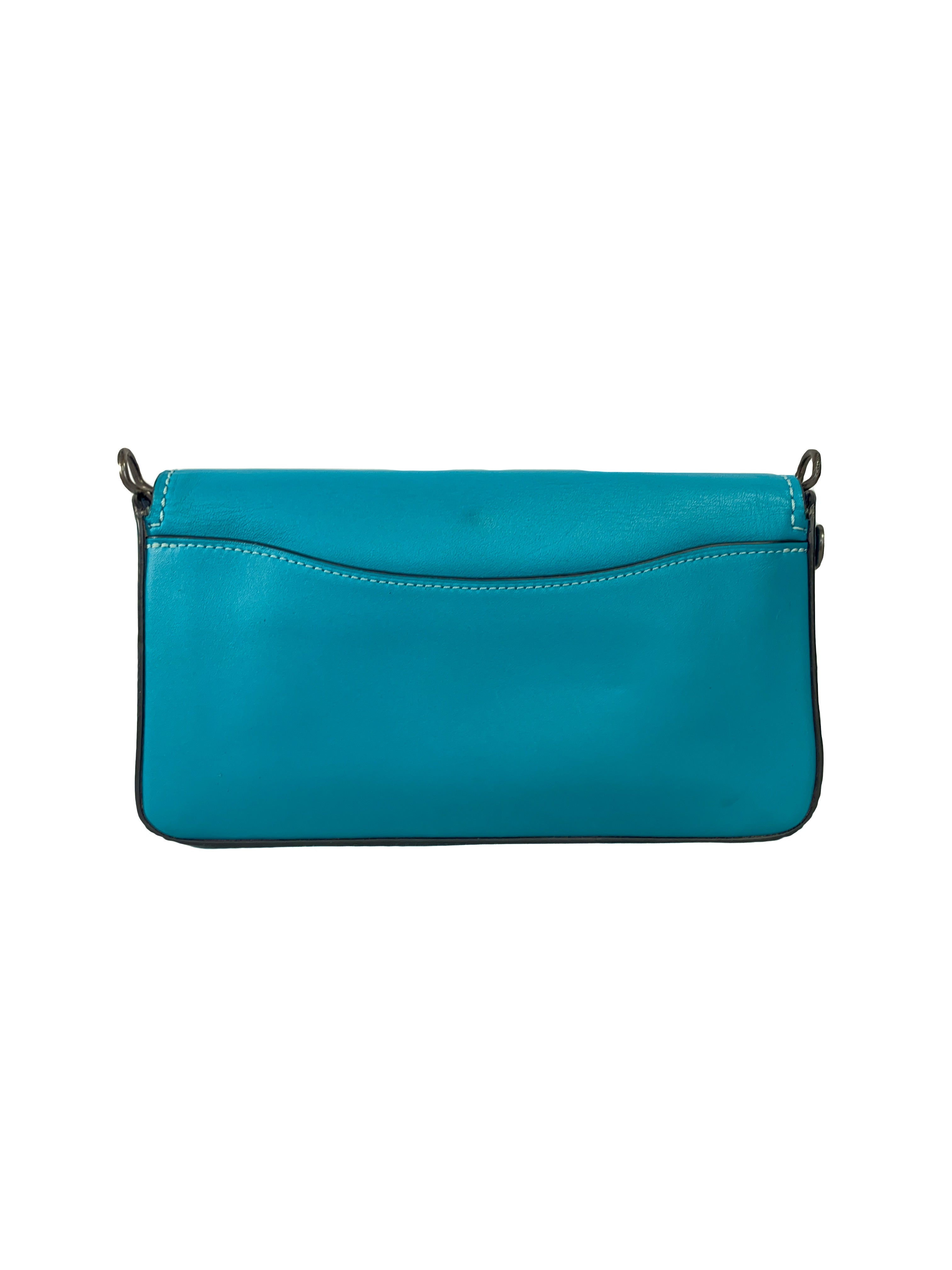 Coach bright blue leather re-issue Dinky