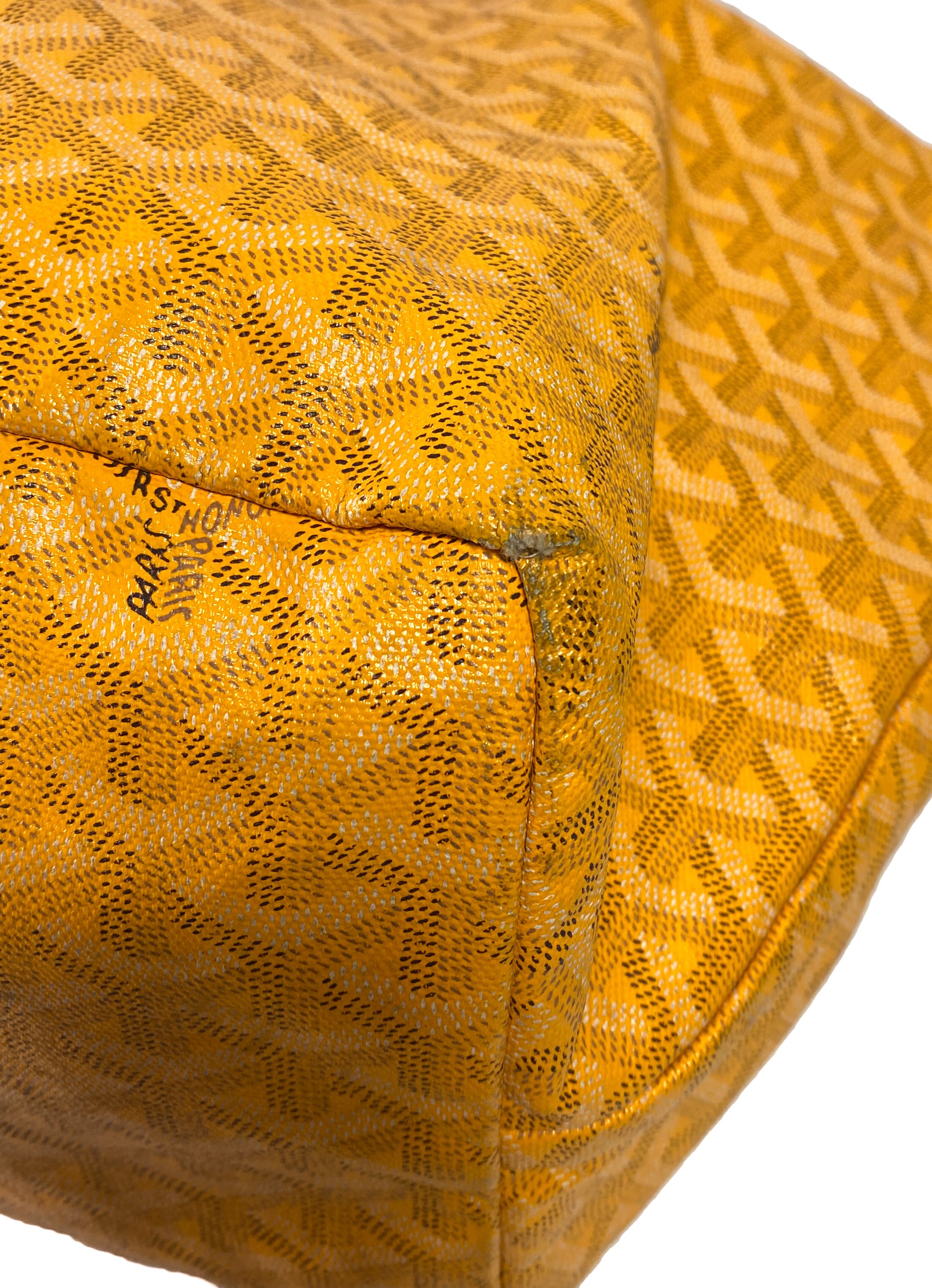 Goyard yellow Saint Louis GM tote