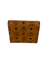 MCM brown visetos compact wallet