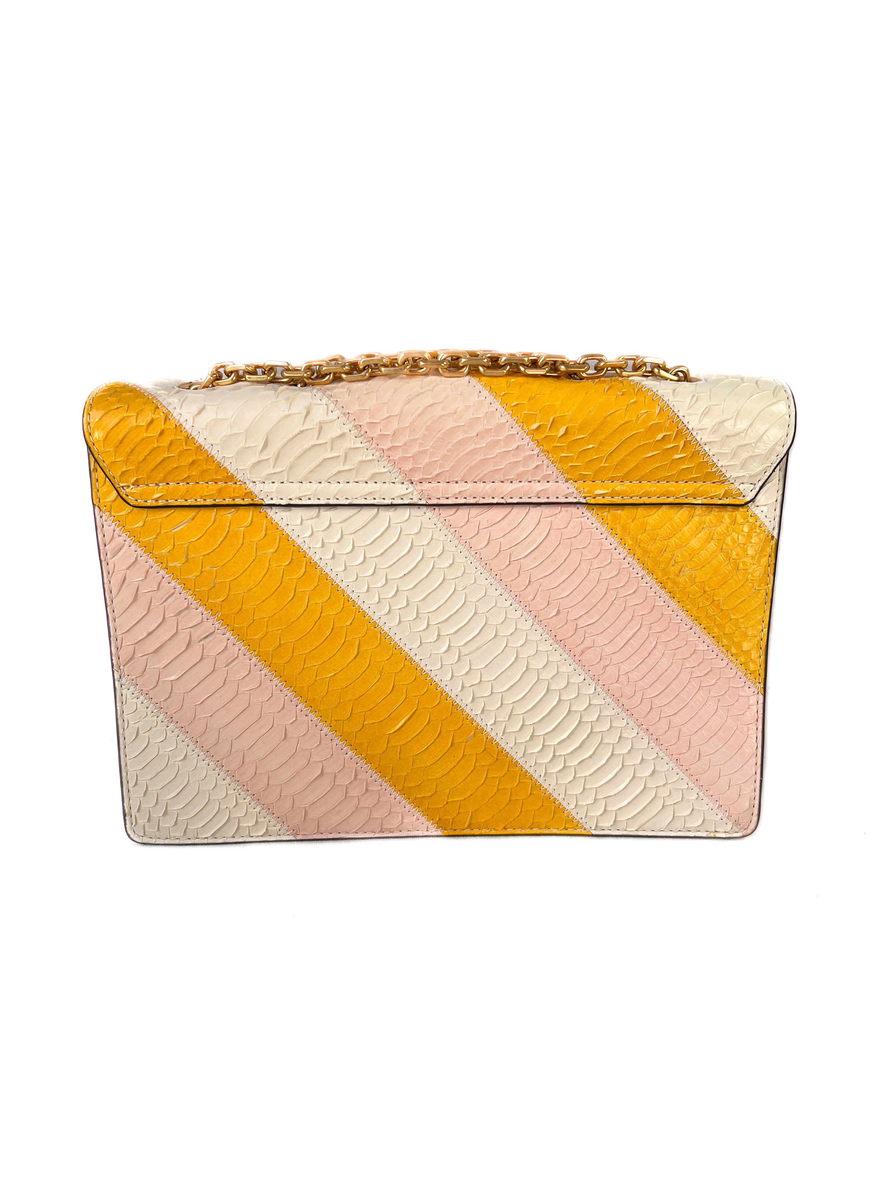 Tory Burch gemini link chain snake shoulder bag