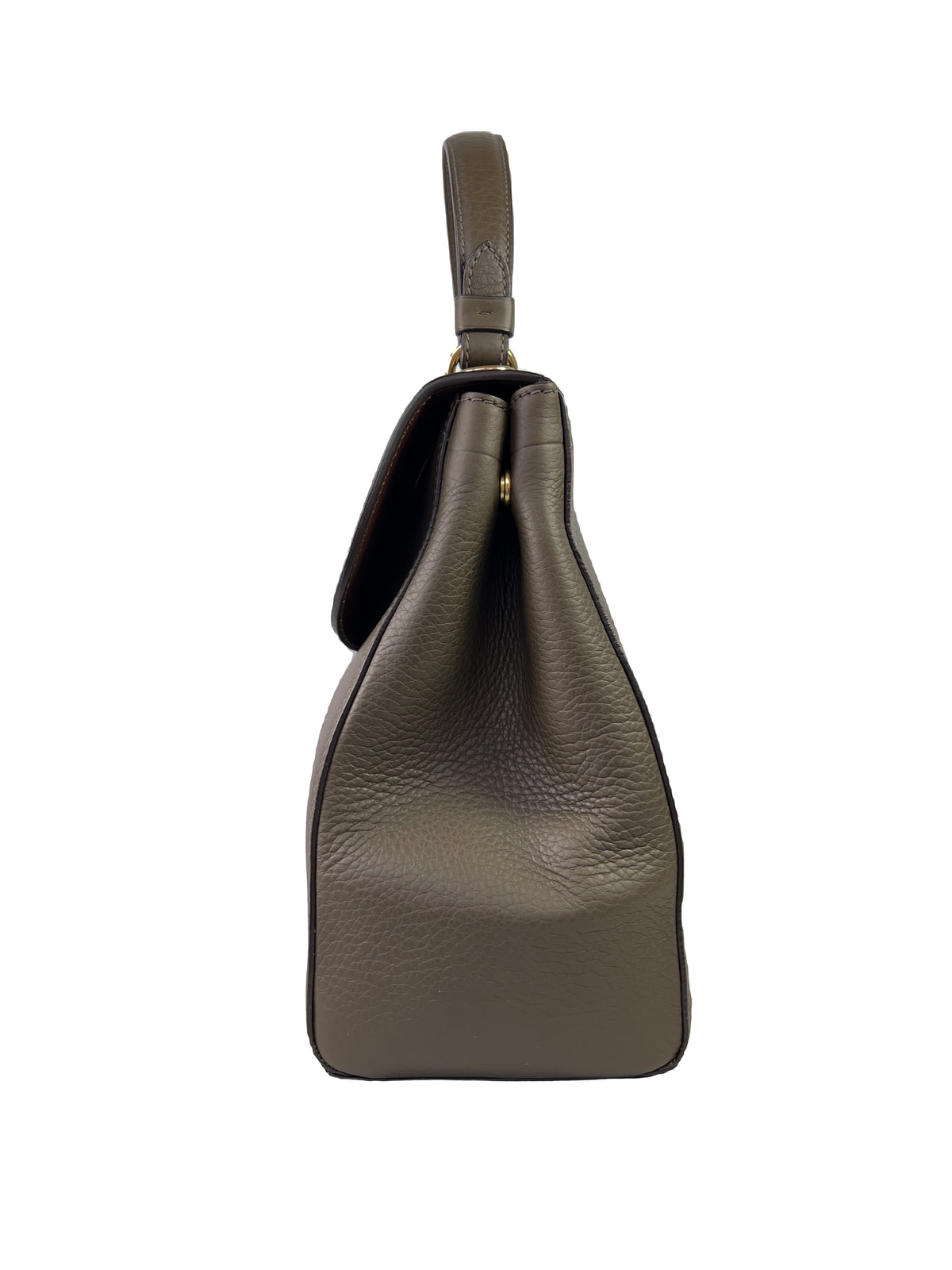 Ralph Lauren olive leather large Tiffin 33