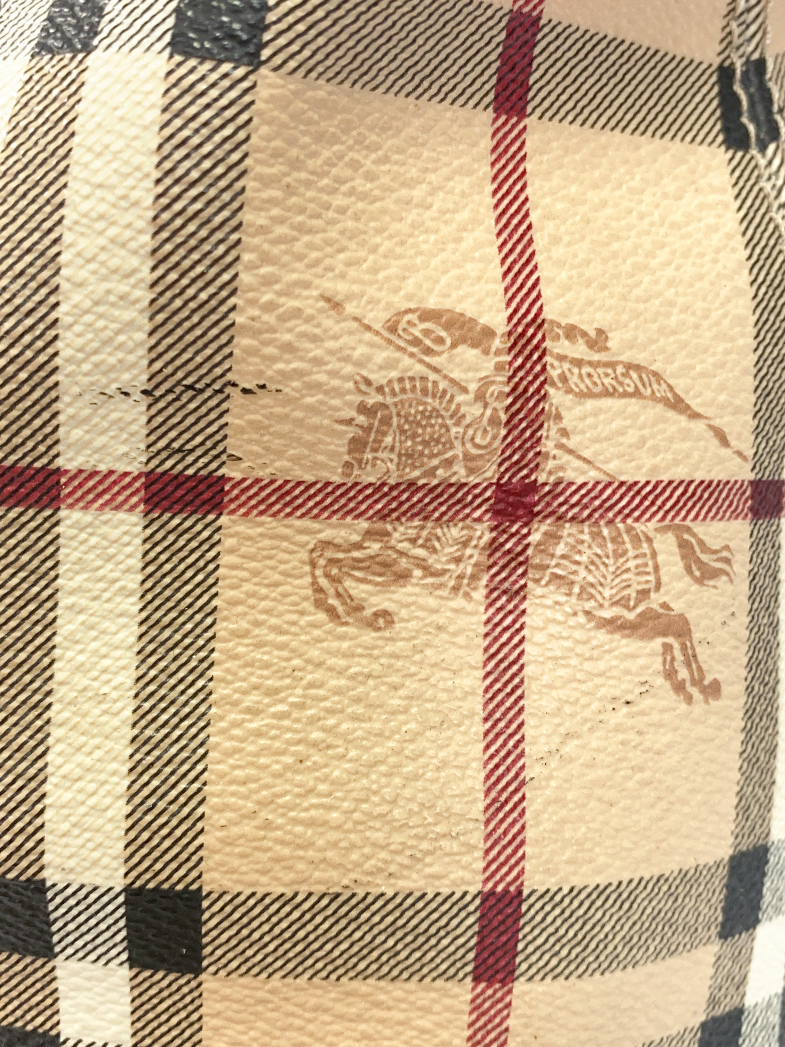 Burberry plaid nova check and pink shoulder bag - My Girlfriend's Wardrobe LLC