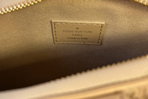 Louis Vuitton beige quilted Troca Pochette crossbody
