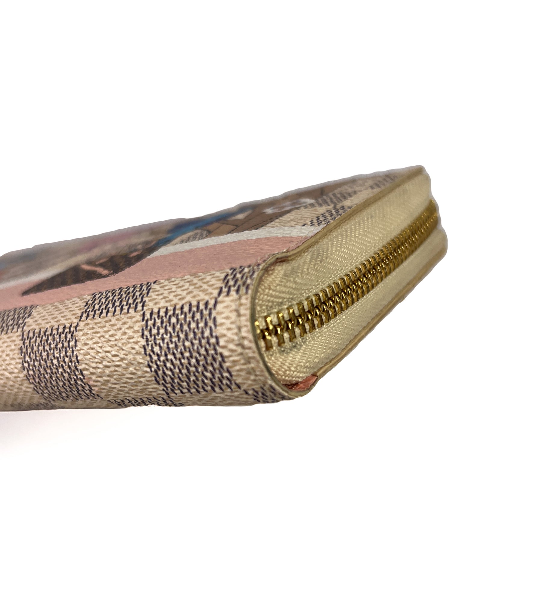 Louis Vuitton damier azur zippy playful birds wallet – My