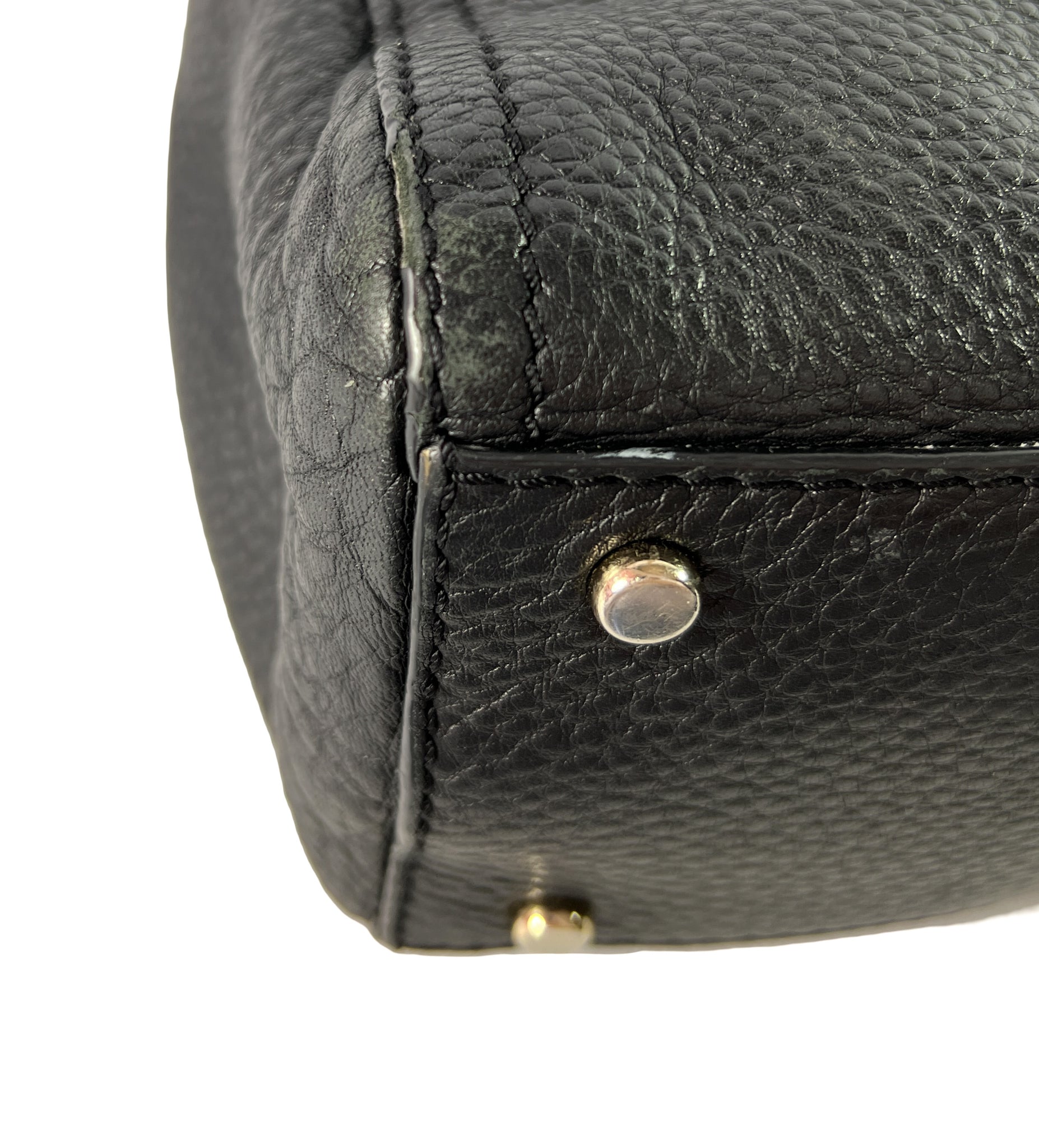 Kate Spade black leather foldover shoulder bag/crossbody – My Girlfriend's  Wardrobe LLC