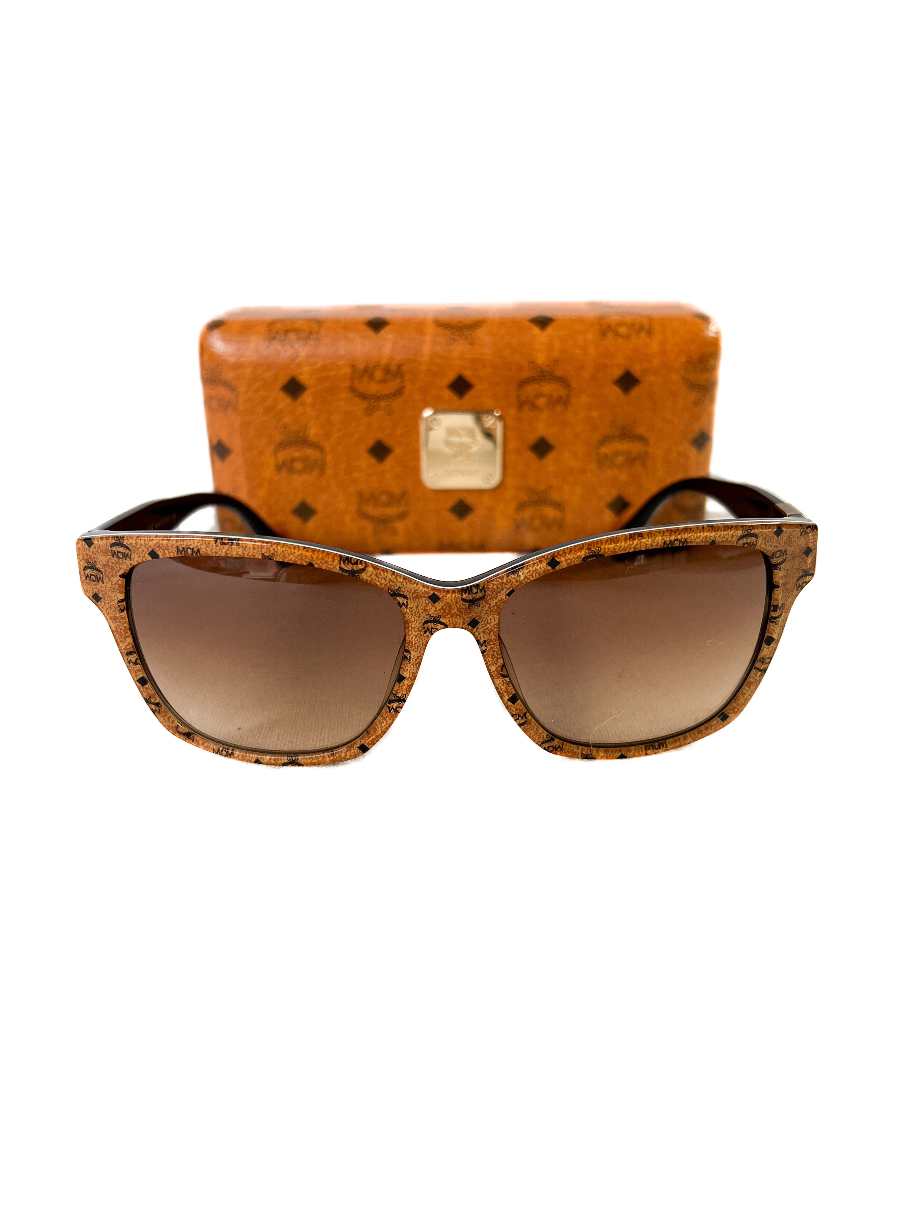 MCM brown visetos sunglasses