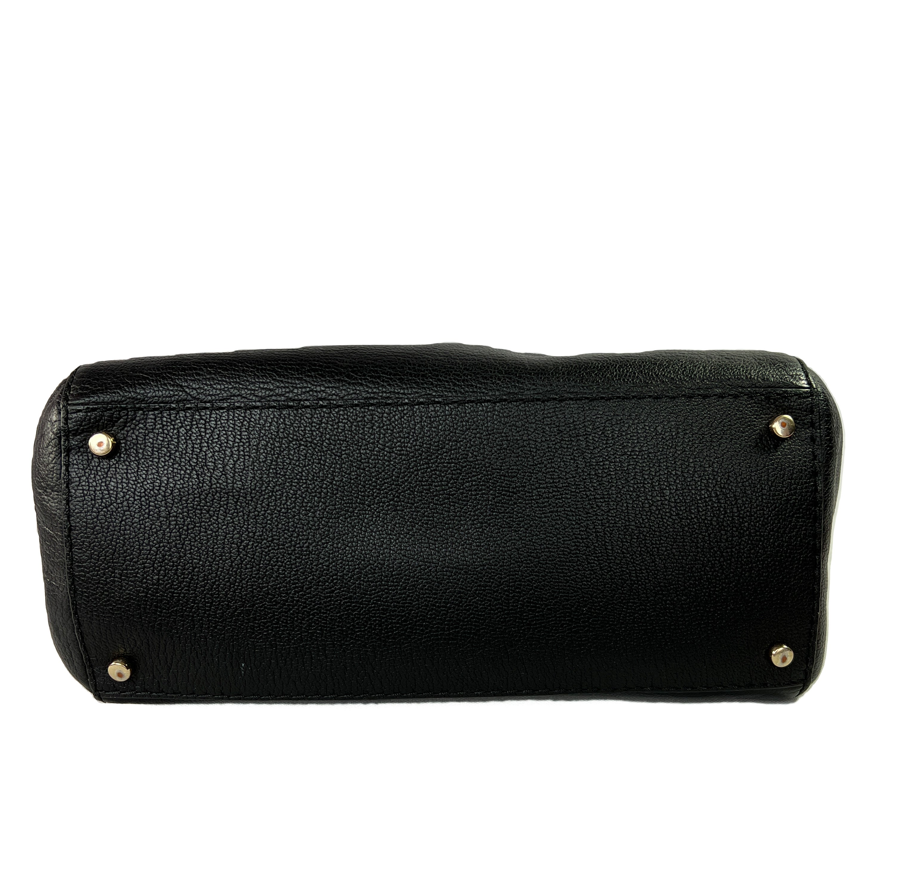 Kate Spade black leather satchel