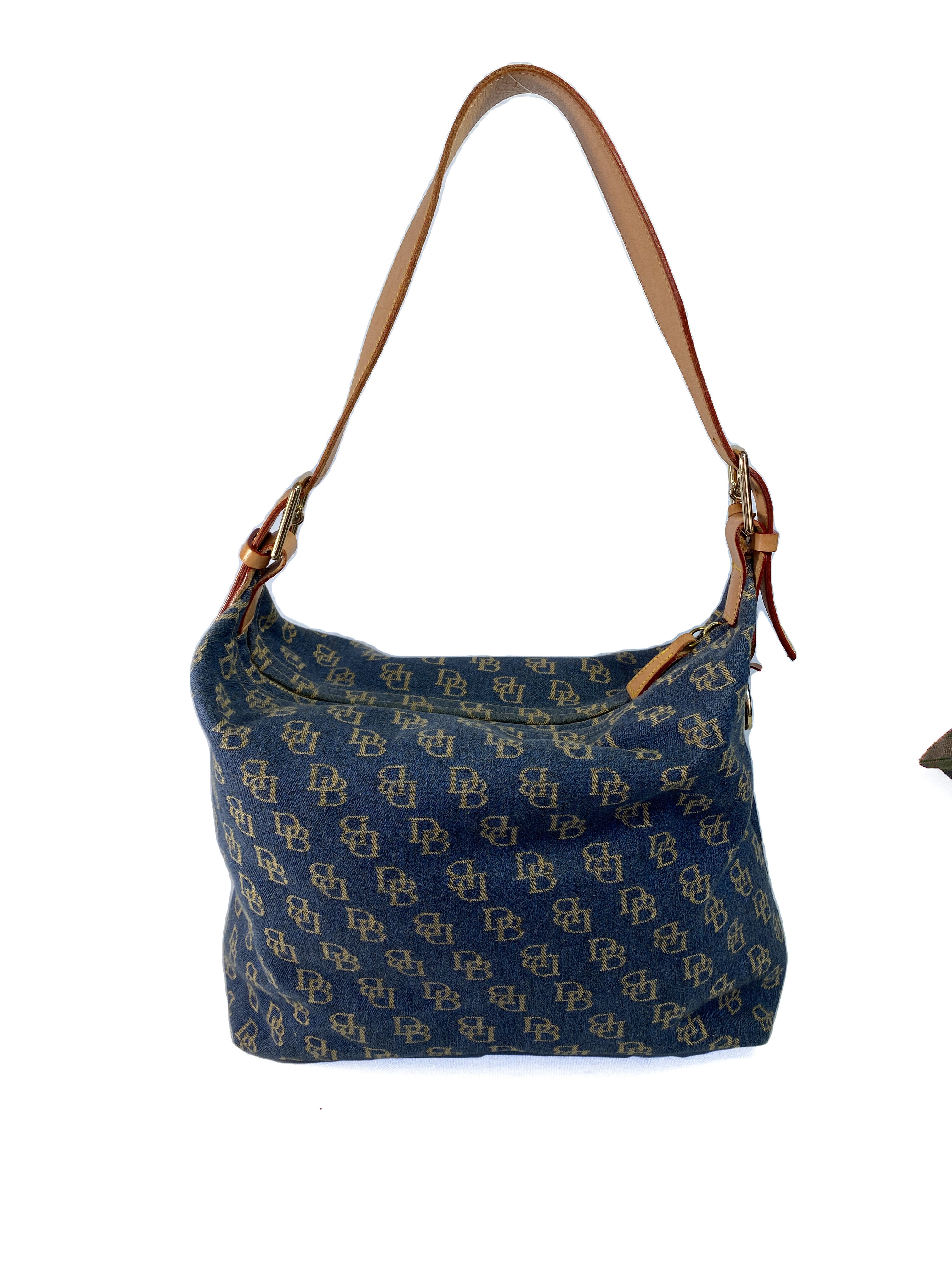 Dooney & Bourke blue denim shoulder bag