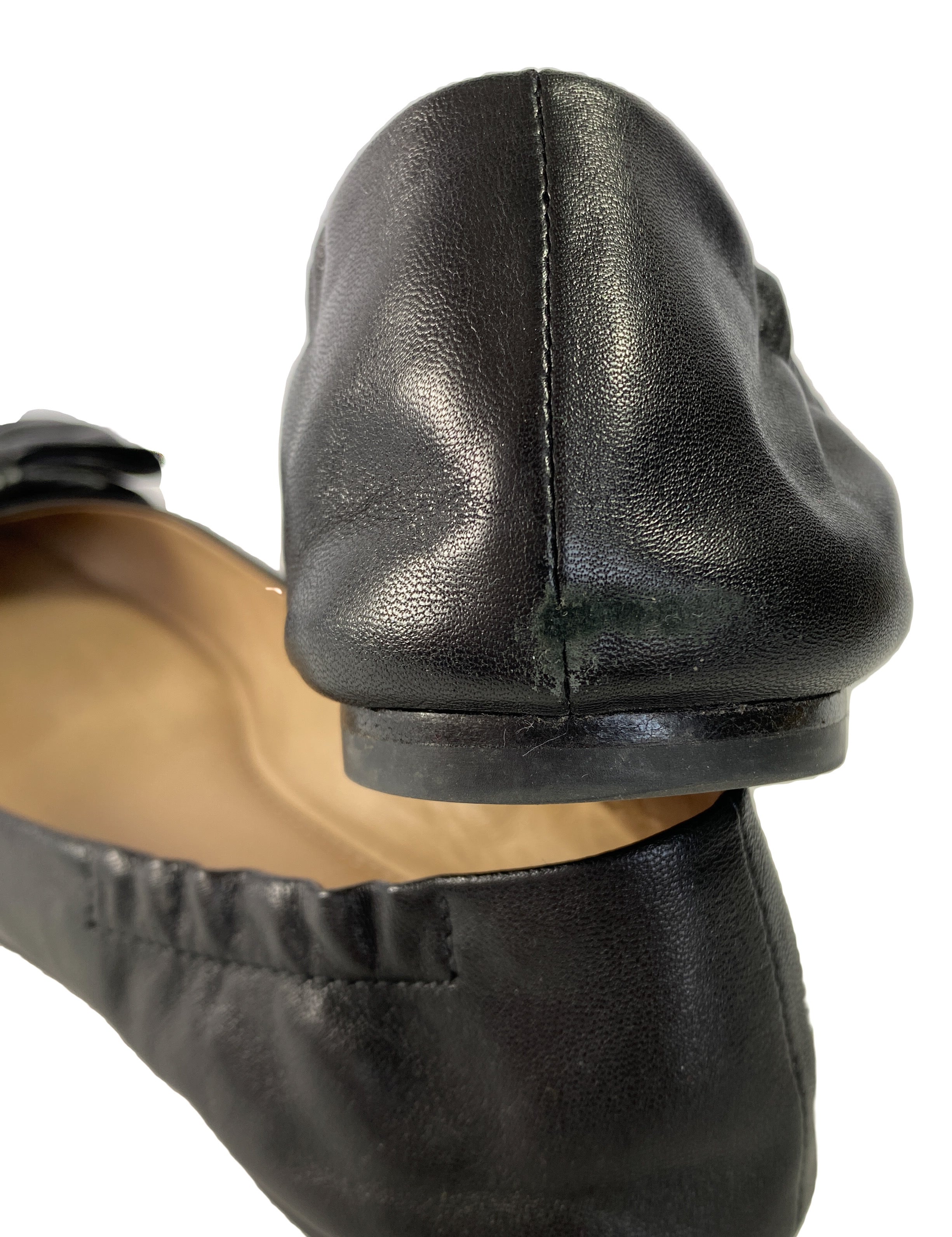 Tory Burch divine bow driver flat size 8