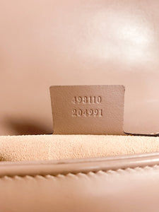Gucci GG Marmont nudeish pink small top handle bag