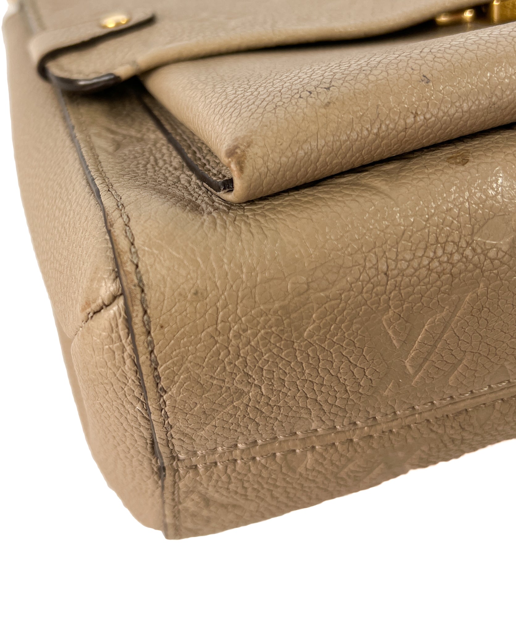 Louis Vuitton Vavin Chain Wallet Empreinte Leather Turtledove