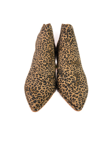 Dolce Vita leopard print leather cutout boots size 10 NEW