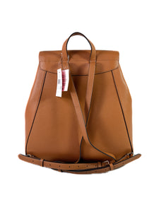 Kate Spade brown large flap backpack NWT