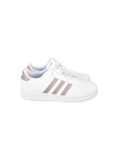 Adidas white and rose gold sneakers size 5.5 NEW