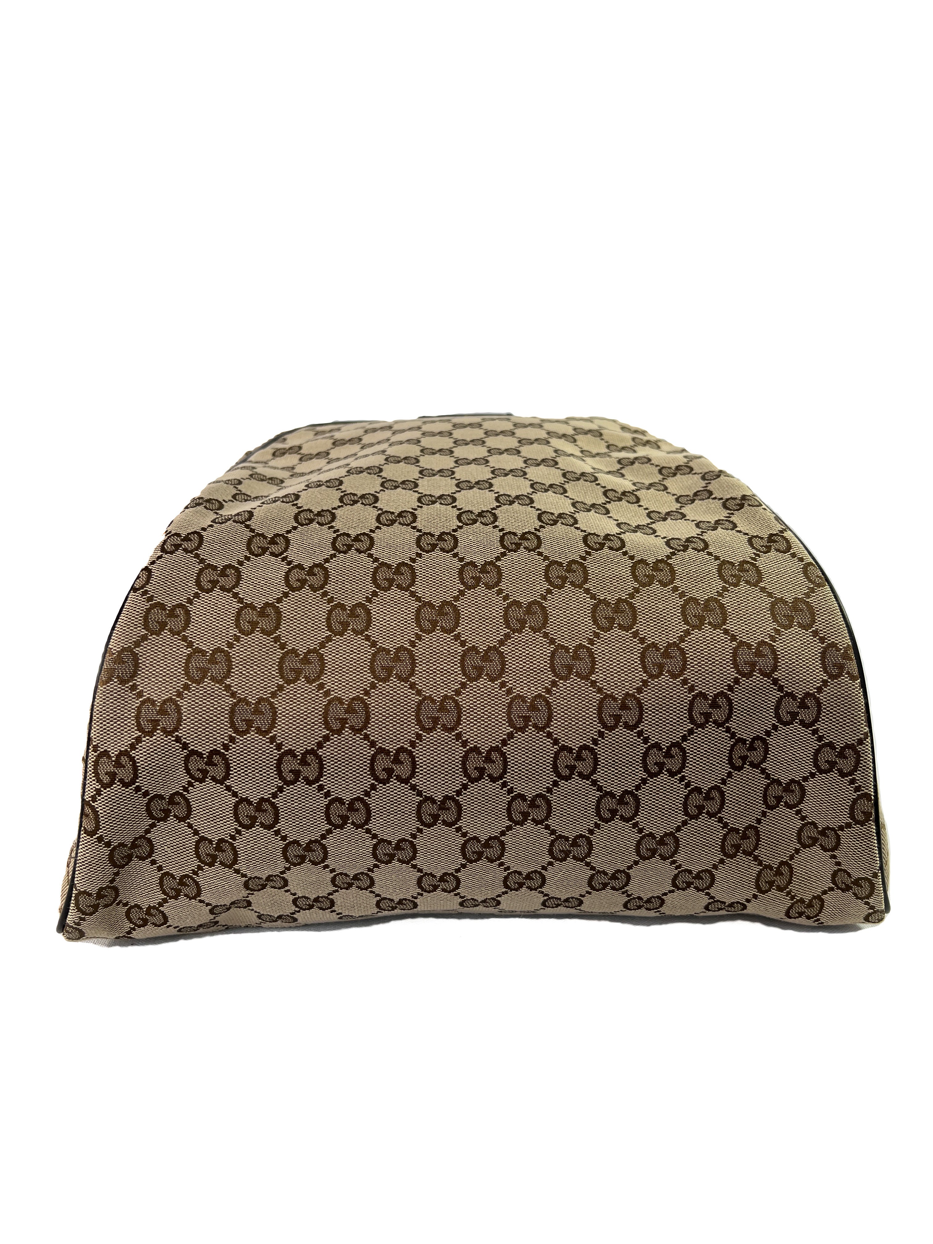 Gucci brown guccissima canvas backpack