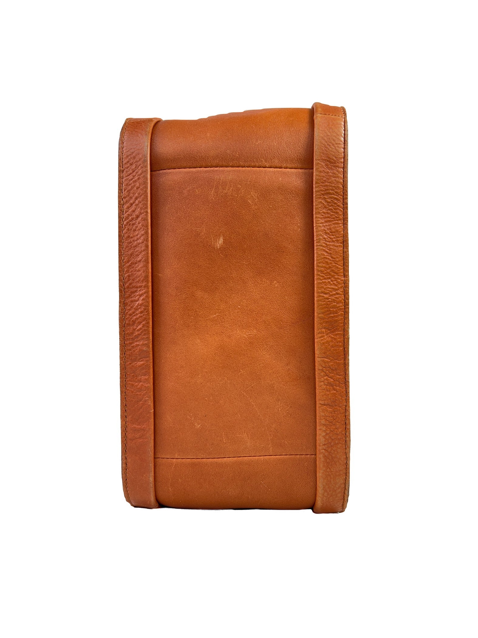 Madewell saddle brown leather satchel