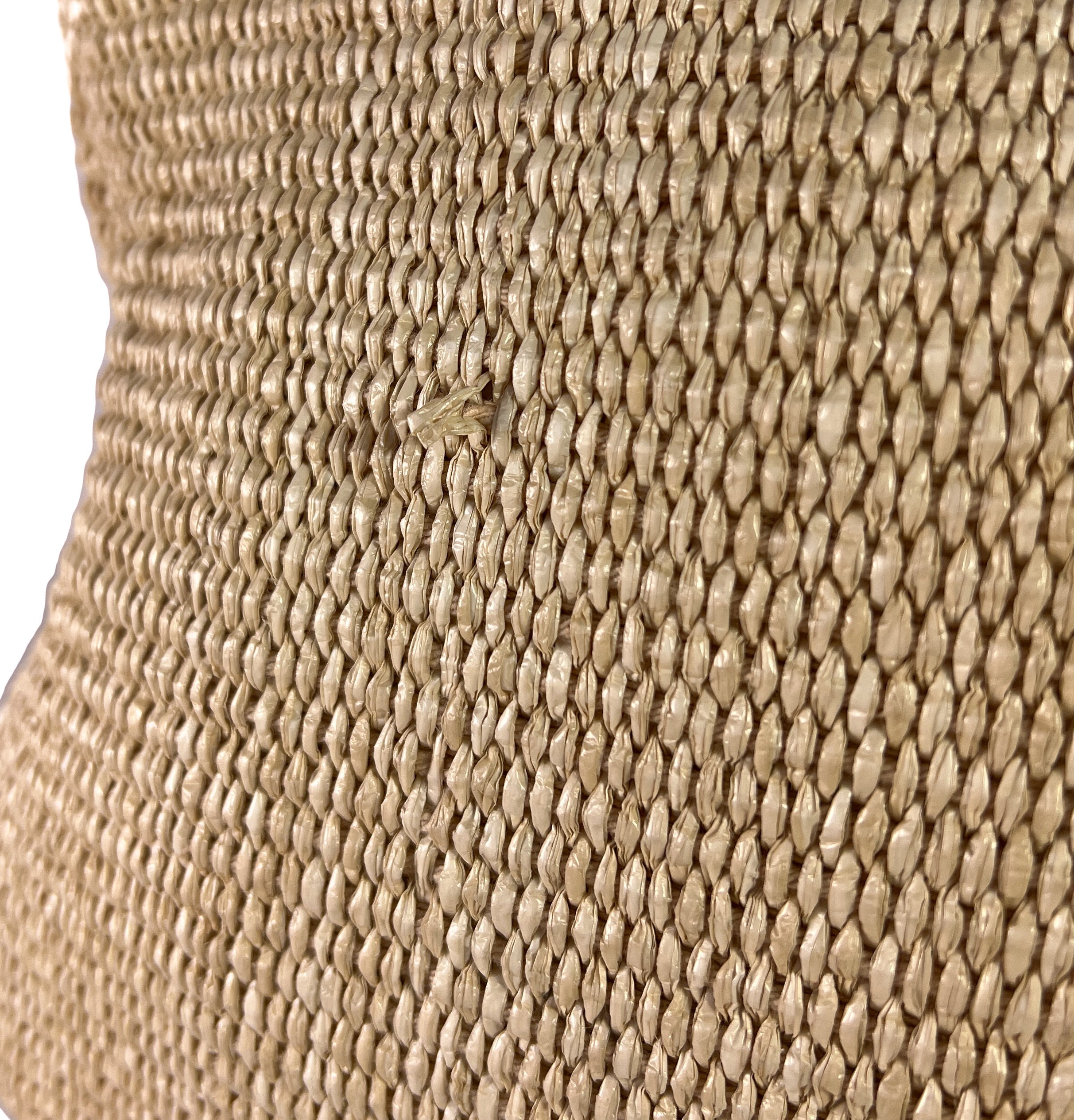 Fendi raffia & black patent mama forever shoulder bag