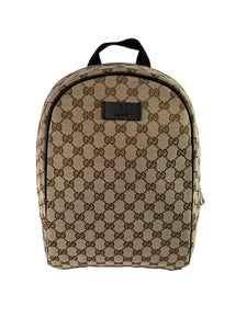 Gucci brown guccissima canvas backpack