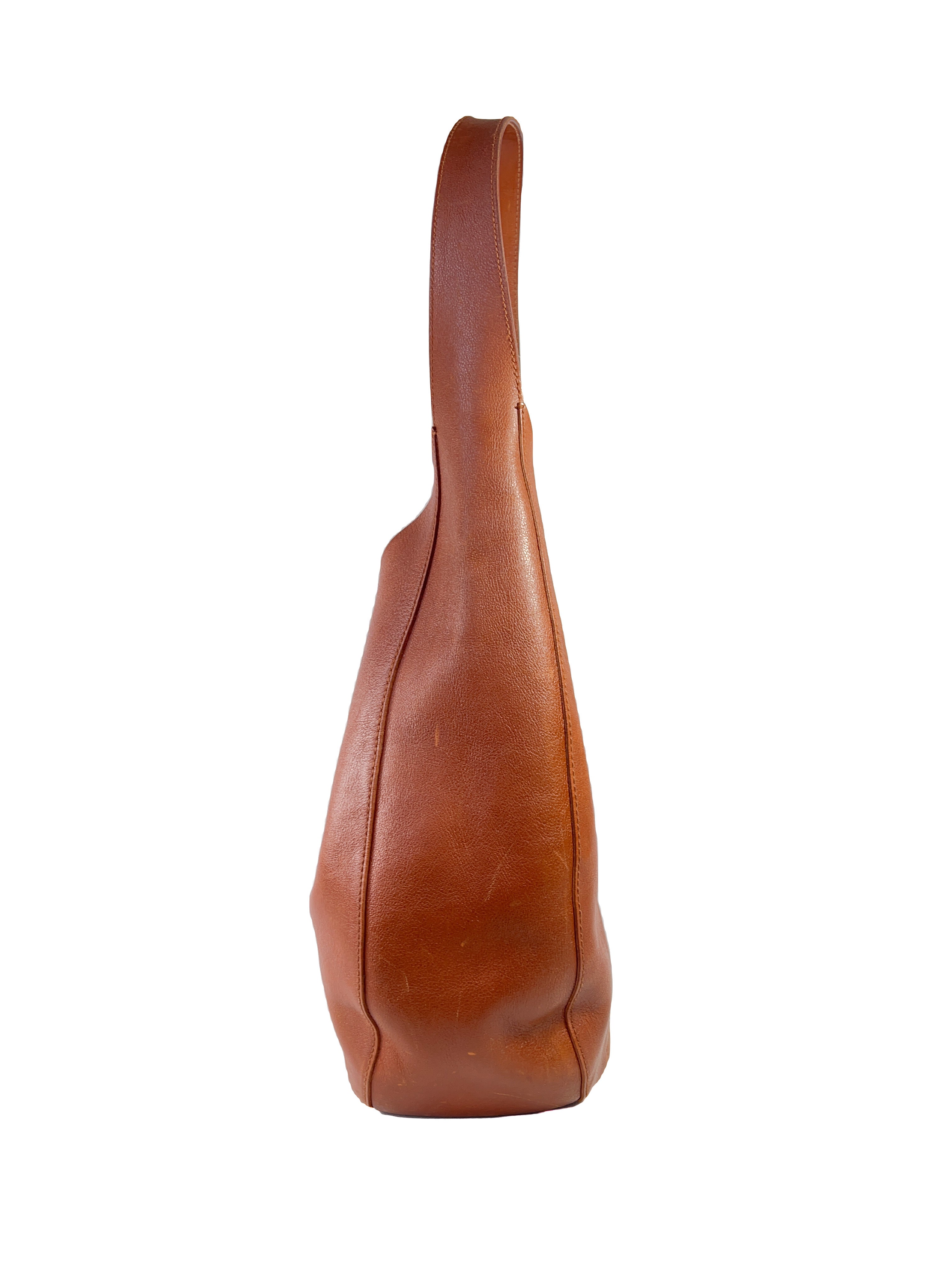 Madewell dark brown leather shoulder bag