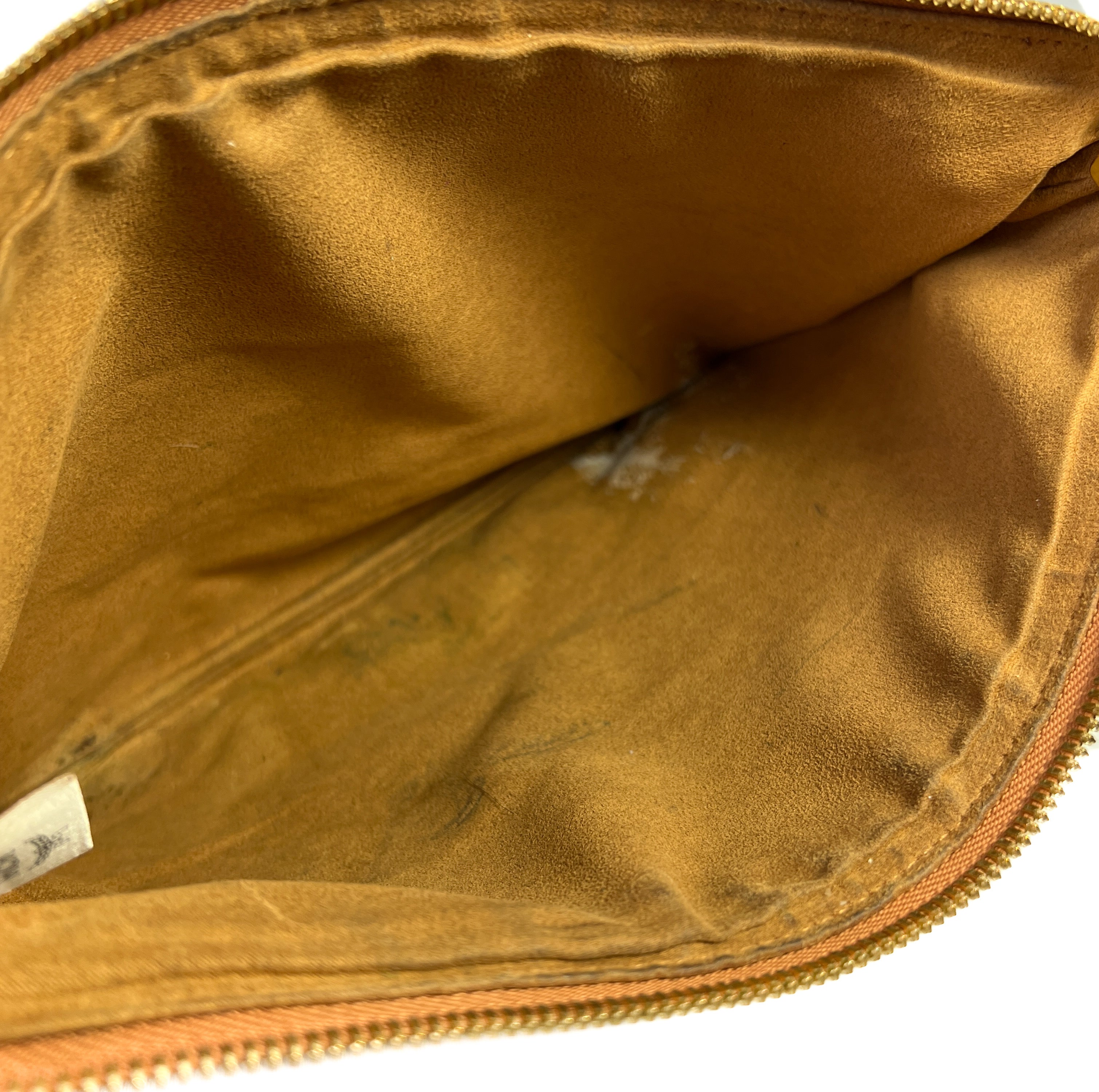 MCM Liz brown visetos reversible tote **as is**