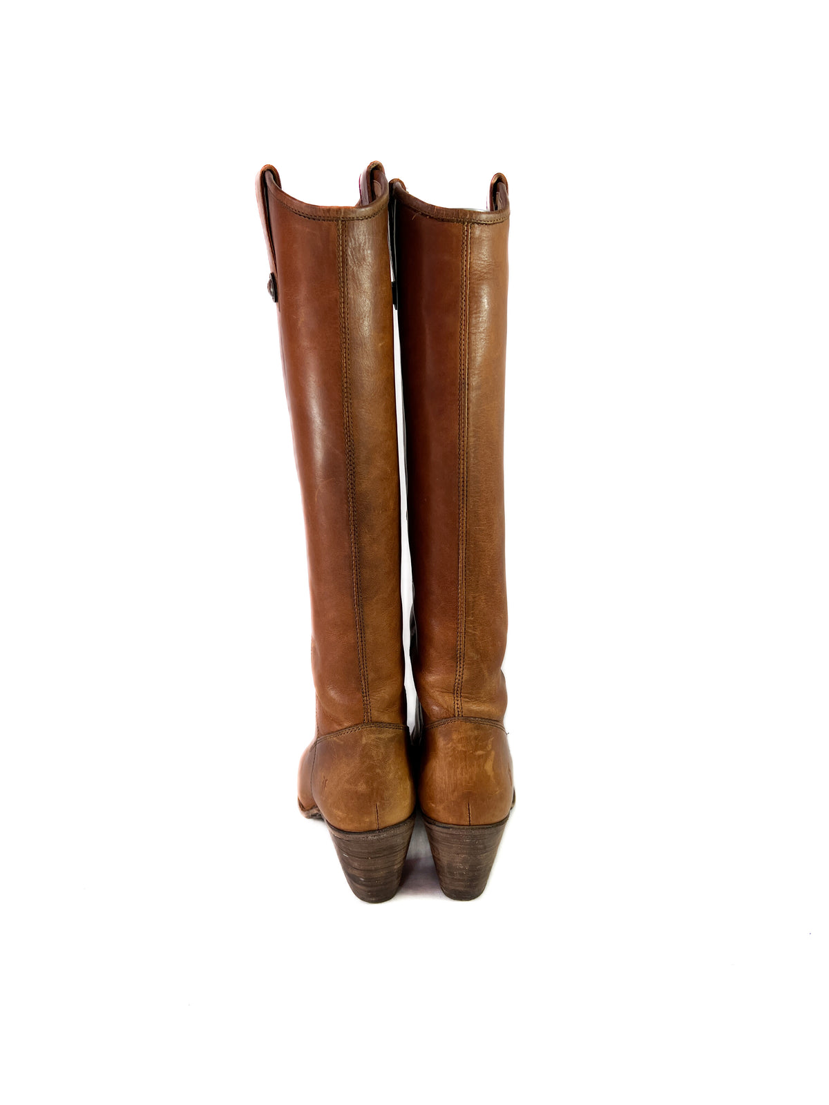 Frye brown Jackie button boots size 8.5