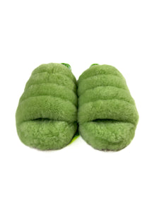 UGG fluff yeah lime green sandals size 7 NEW