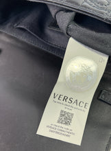 Versace black quilted leather mini crossbody