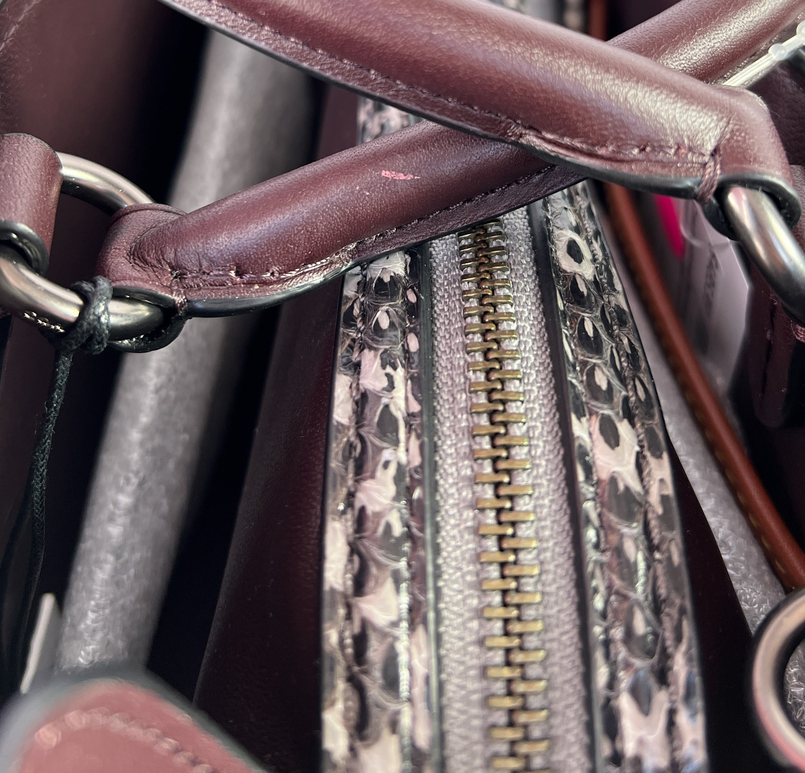 Coach oxblood 1941 exotic Mason satchel NWT retail $695