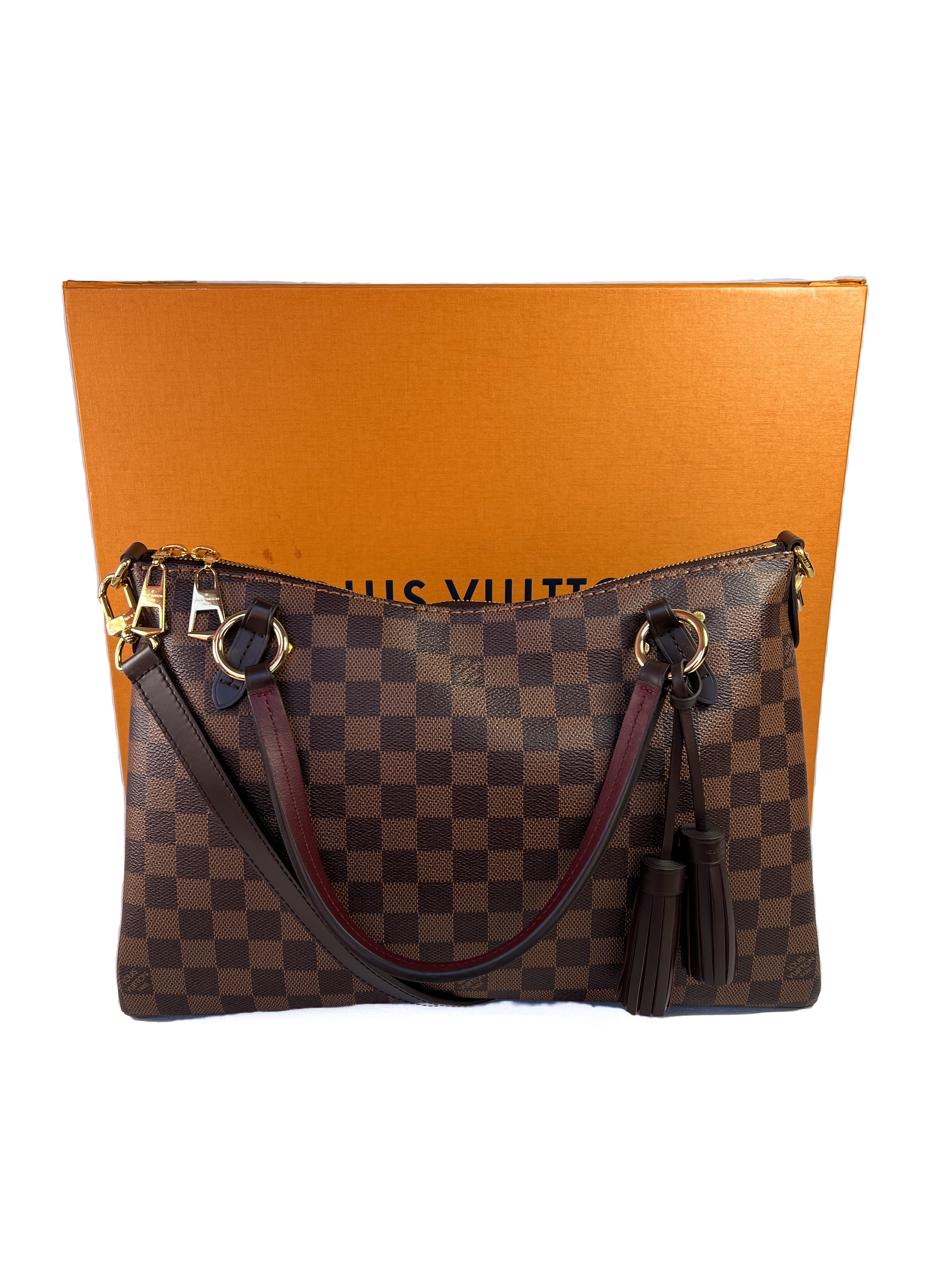 Louis Vuitton lymnington damier ebene satchel