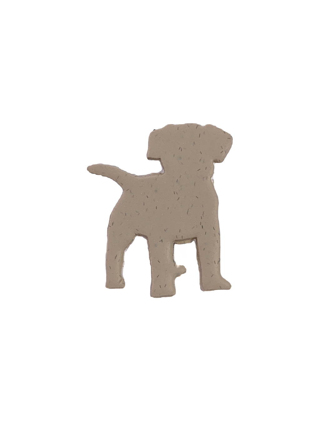 Dog polymer clay pin