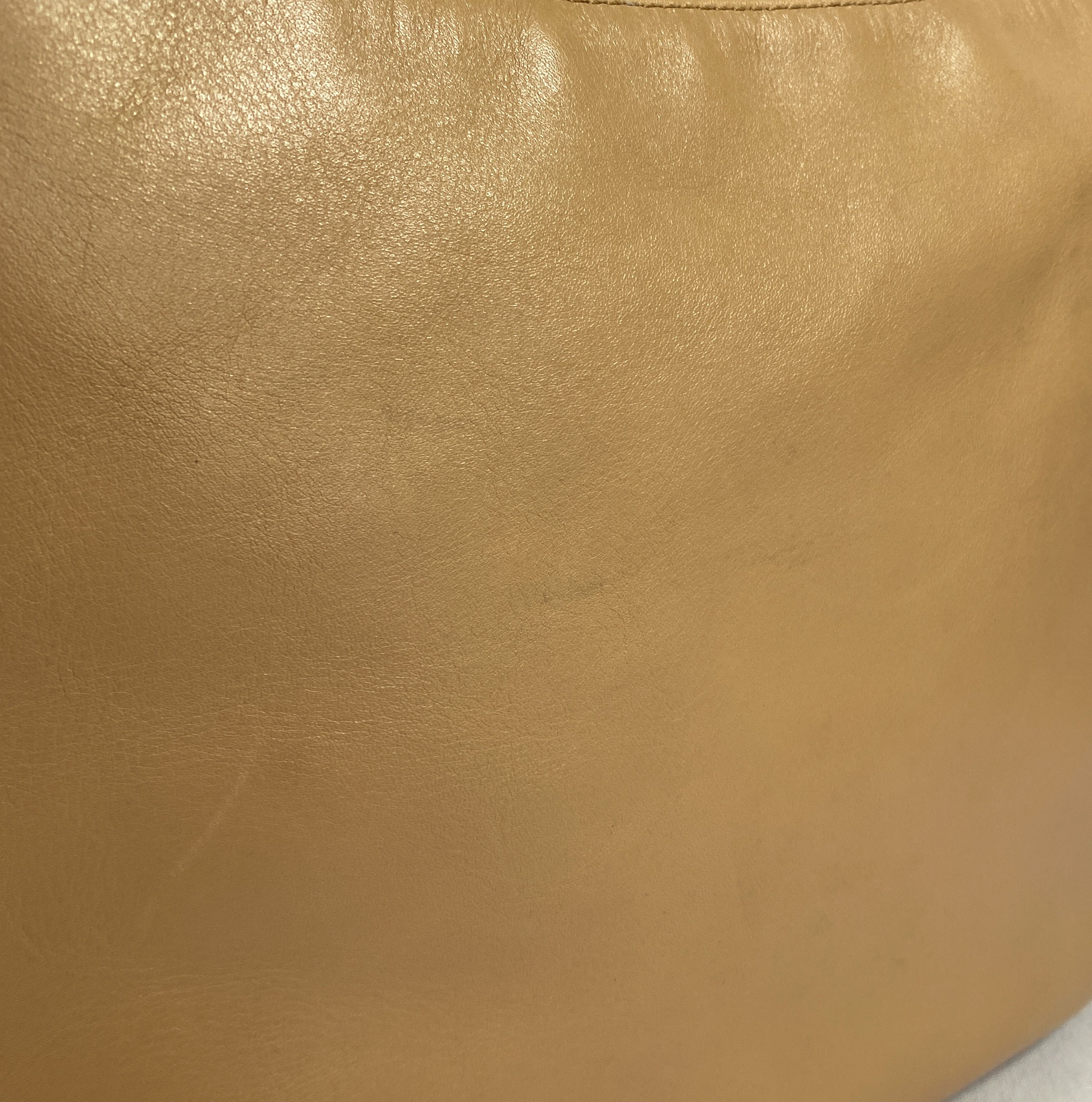 Coach tan leather convertible bag