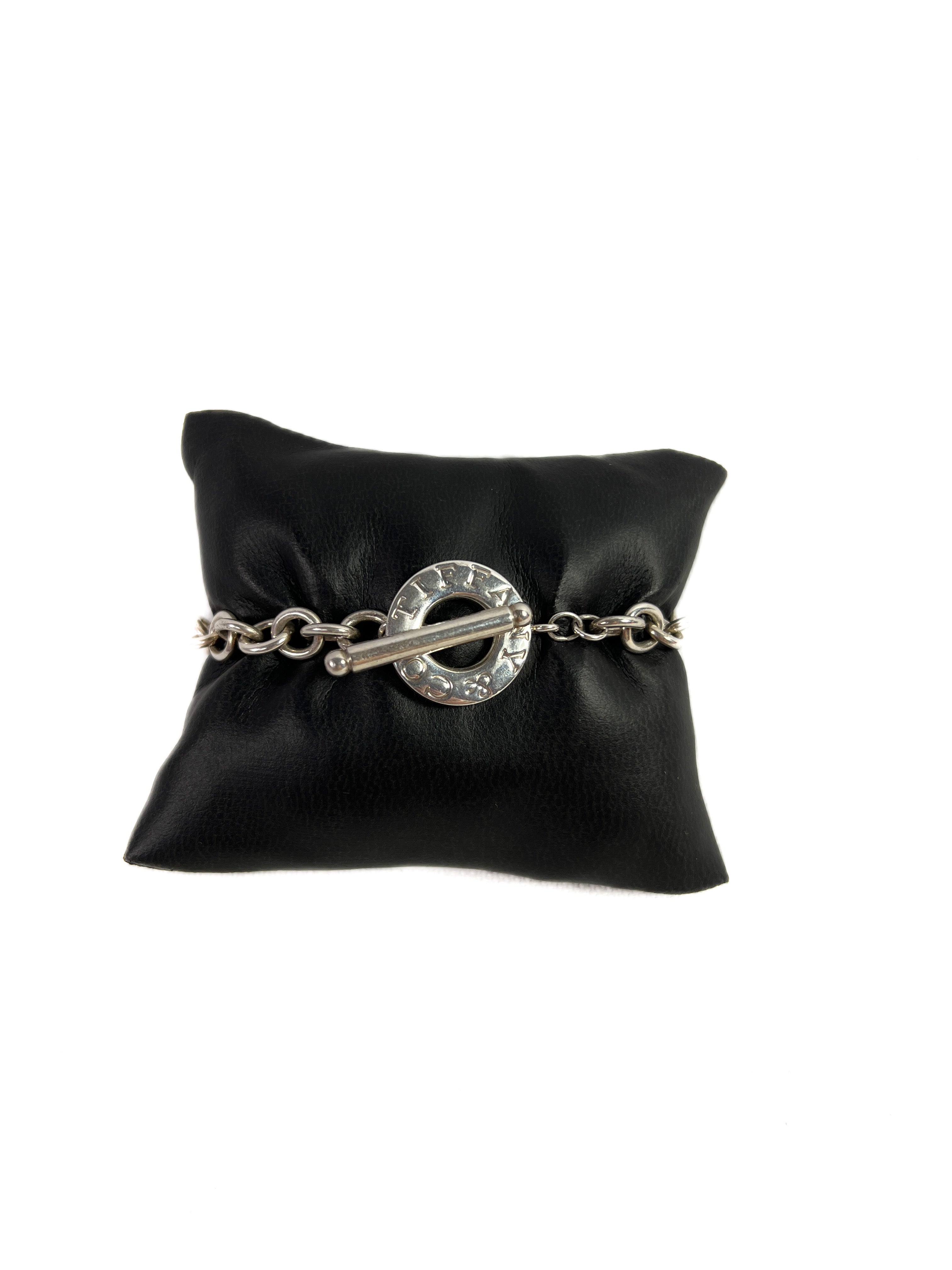 Tiffany & Co sterling silver toggle bracelet