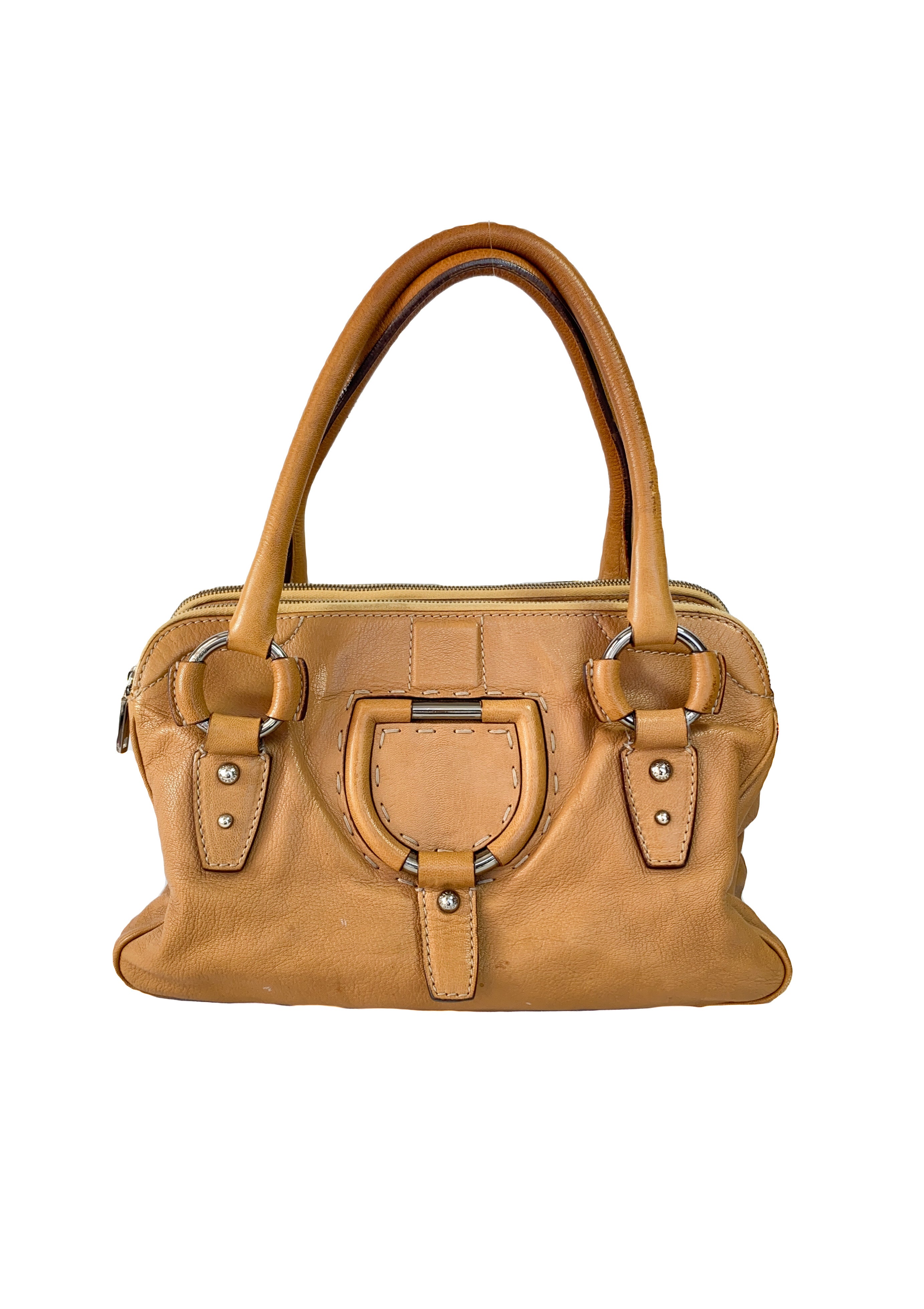 Dolce & Gabbana tan leather Miss Rider bag