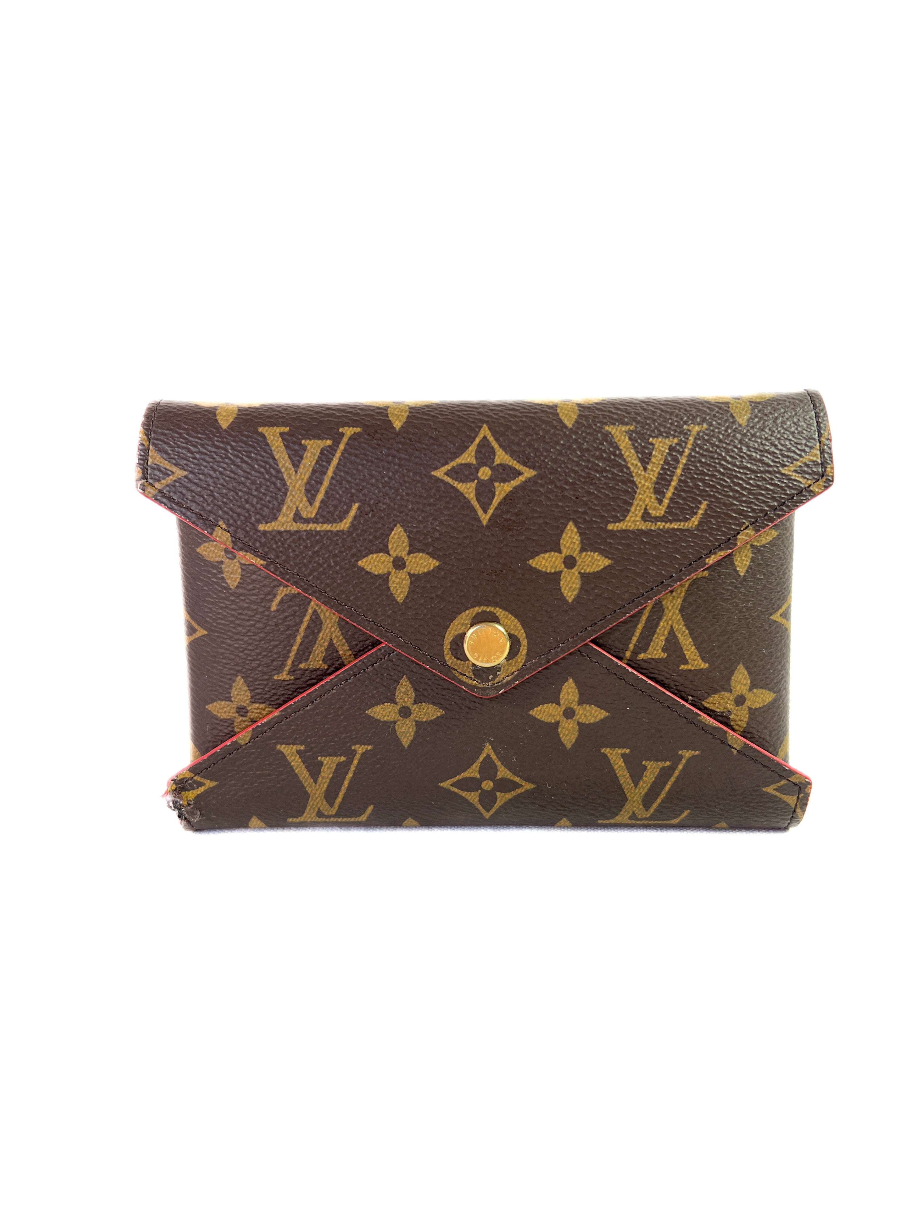Louis Vuitton monogram red Kirigami MM pouch